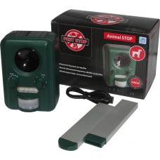 Animal Stop - aparat cu ultrasunete,senzor de miscare, flash-ru luminoase si alimentare solara pentru alungarea cainilor, alungarea pisicilor,